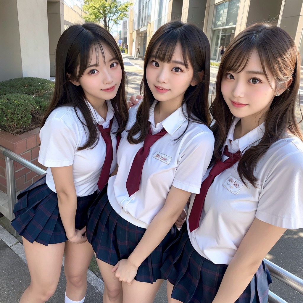3人の美少女