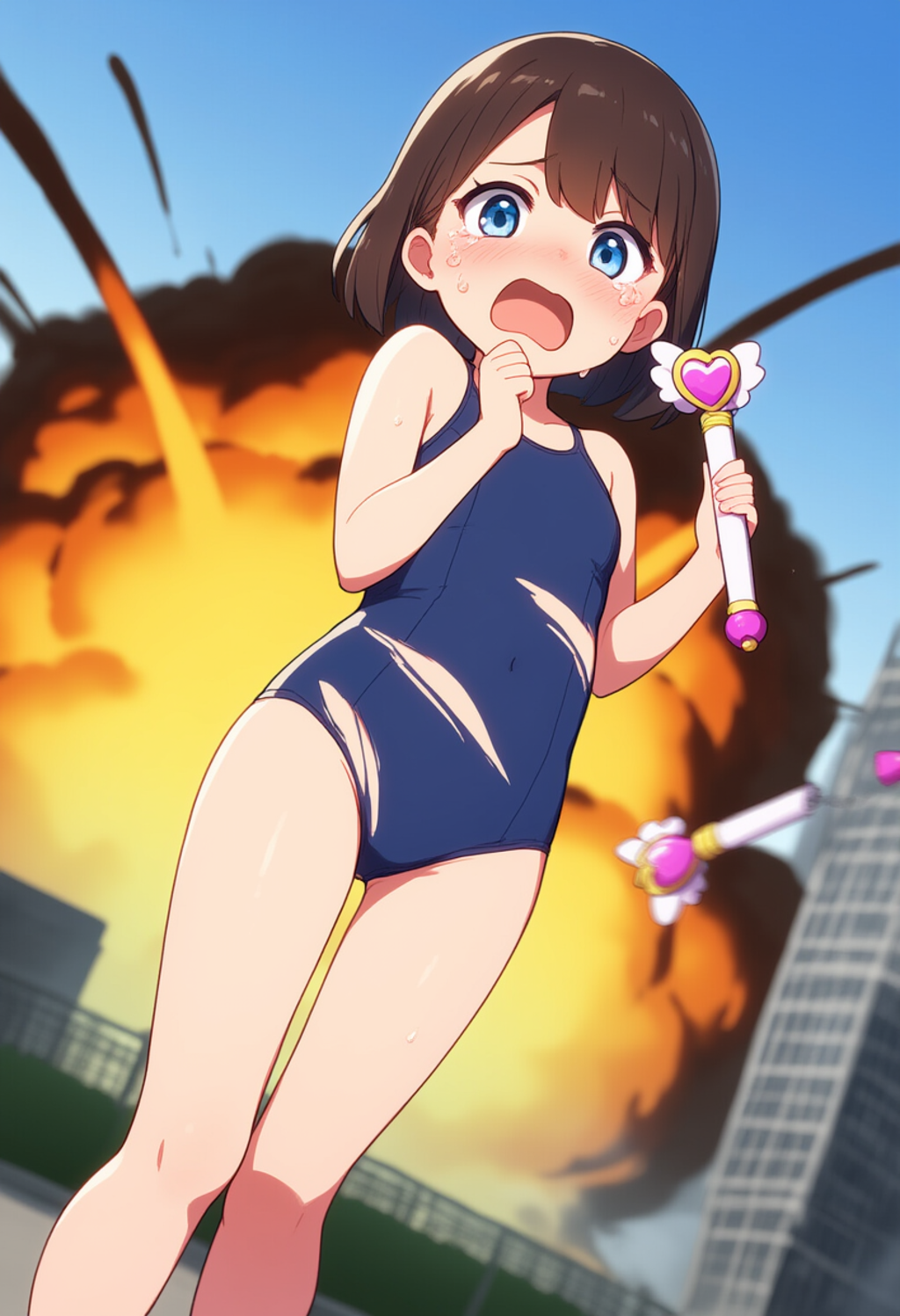 ドジっ子戦士スク水ファイヤー！