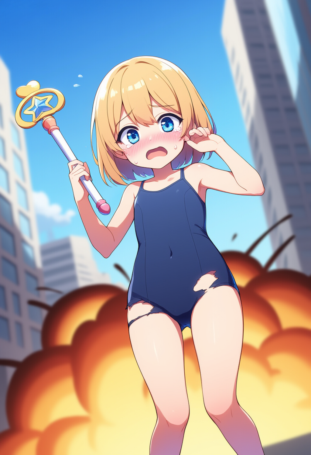 ドジっ子戦士スク水ファイヤー！