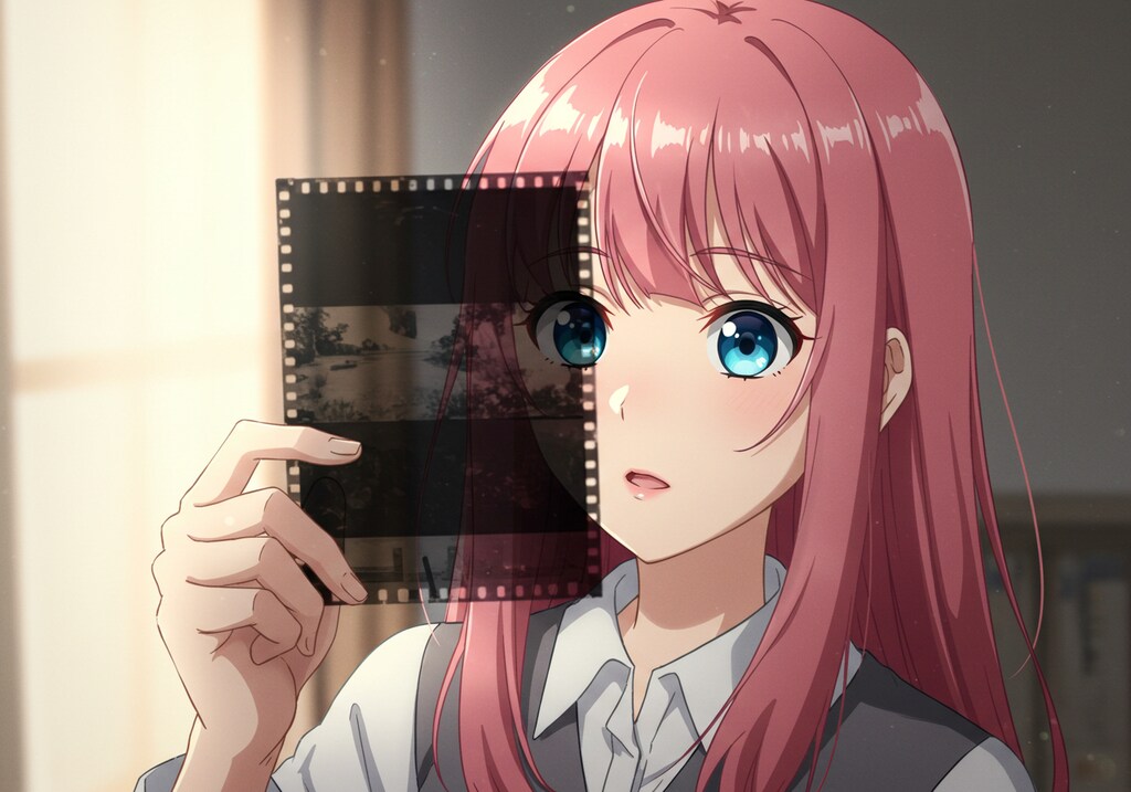 風景写真家の女の子