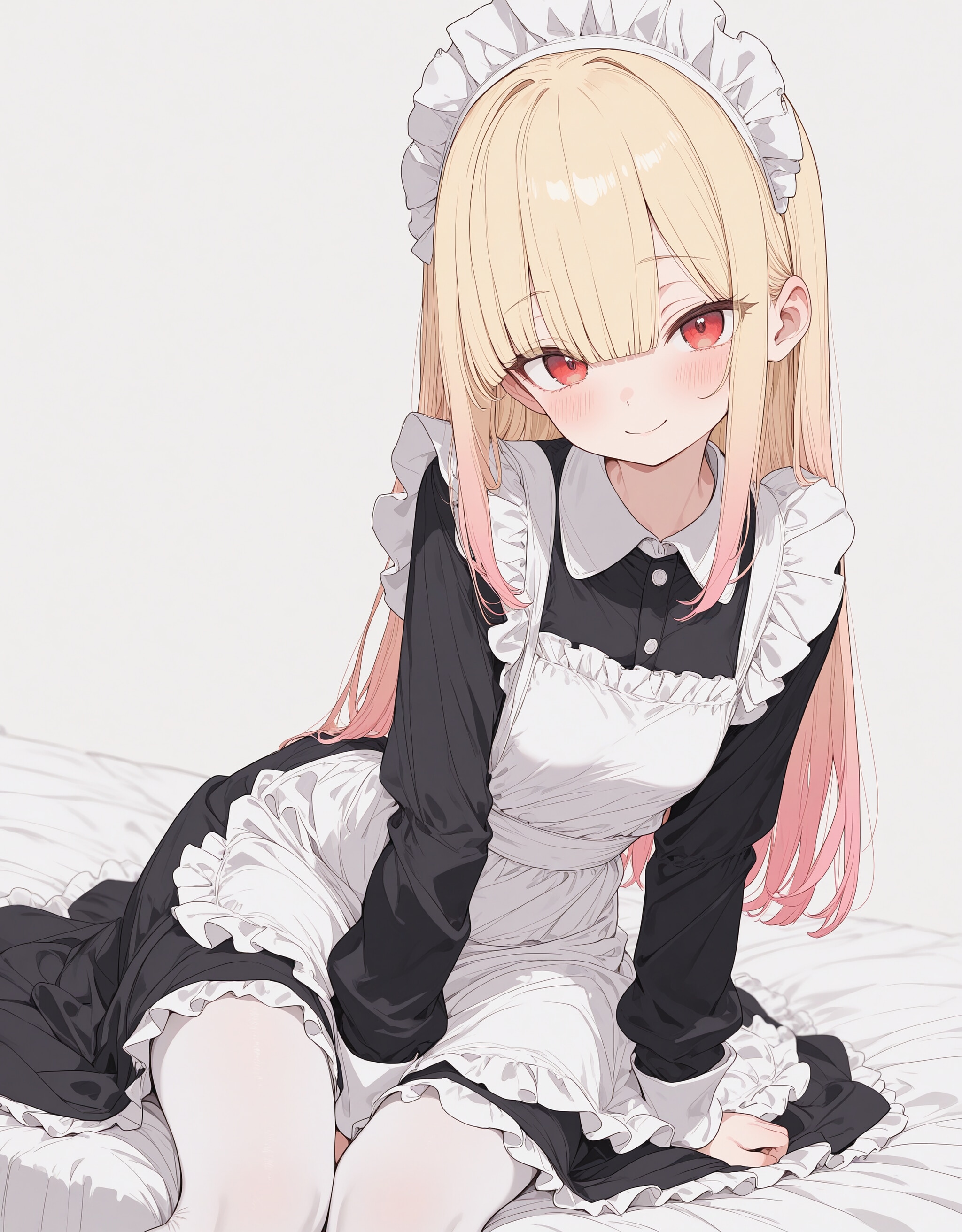 金髪ロリメイドちゃん | の人気AIイラスト・グラビア