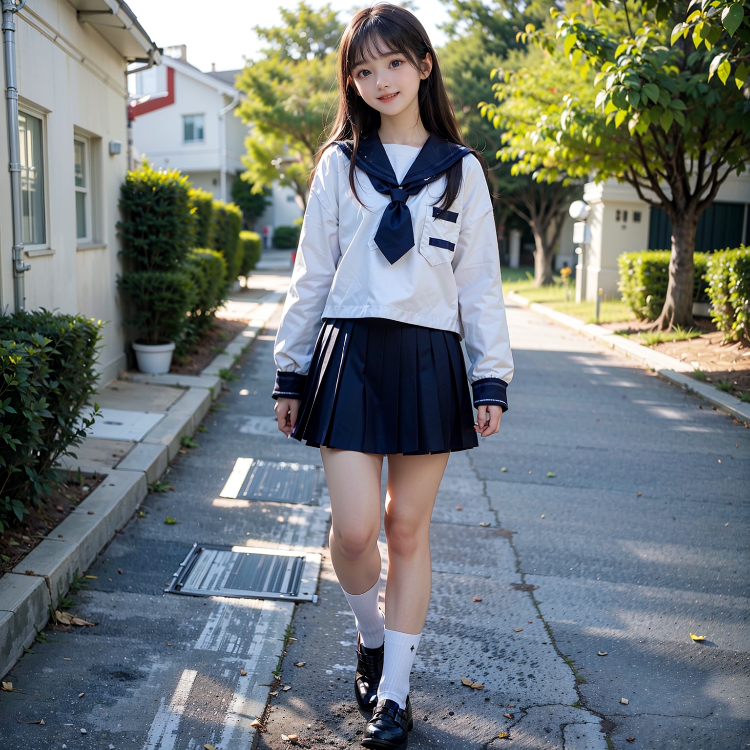 セーラー服女子高生