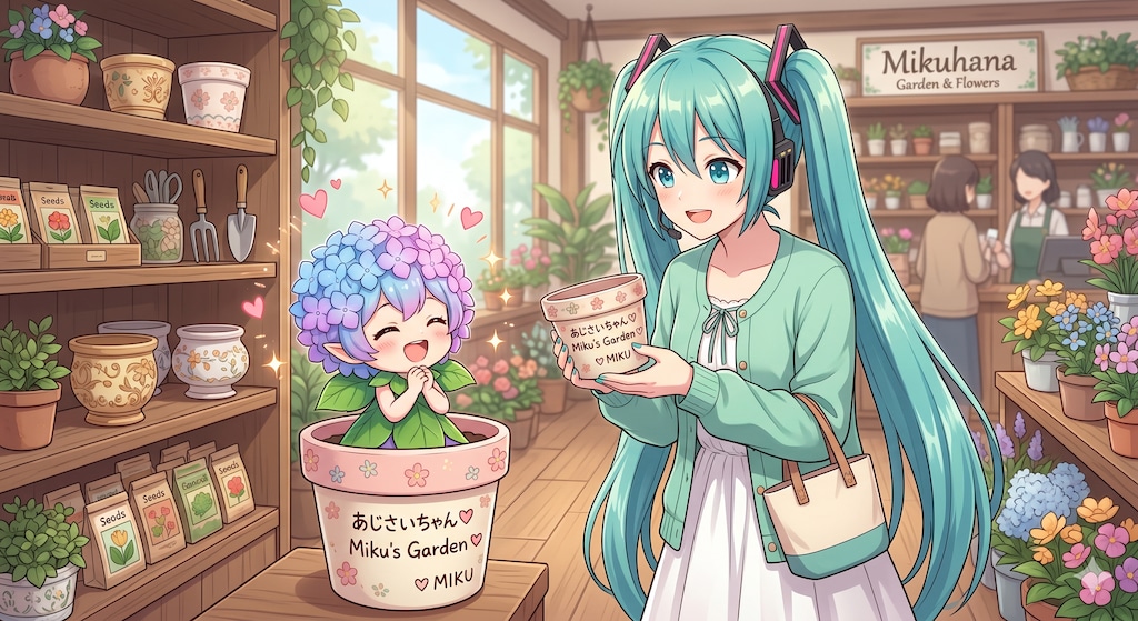 大きな植木鉢を買ってもらいました❤️