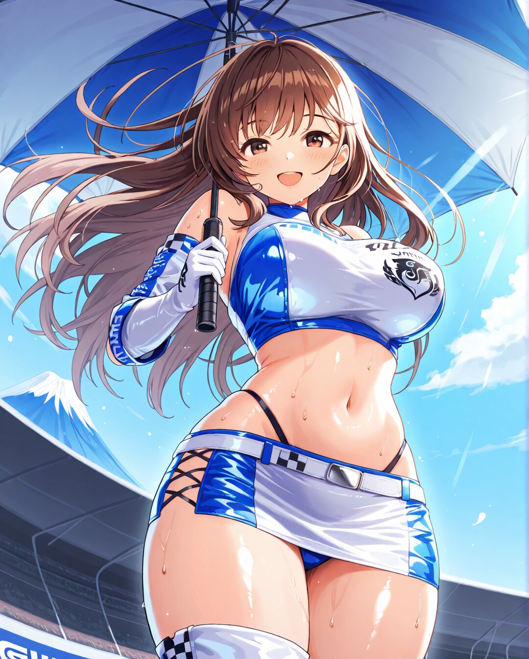 🏁富士に咲く笑顔！RQノノカとグリッドの熱気✨