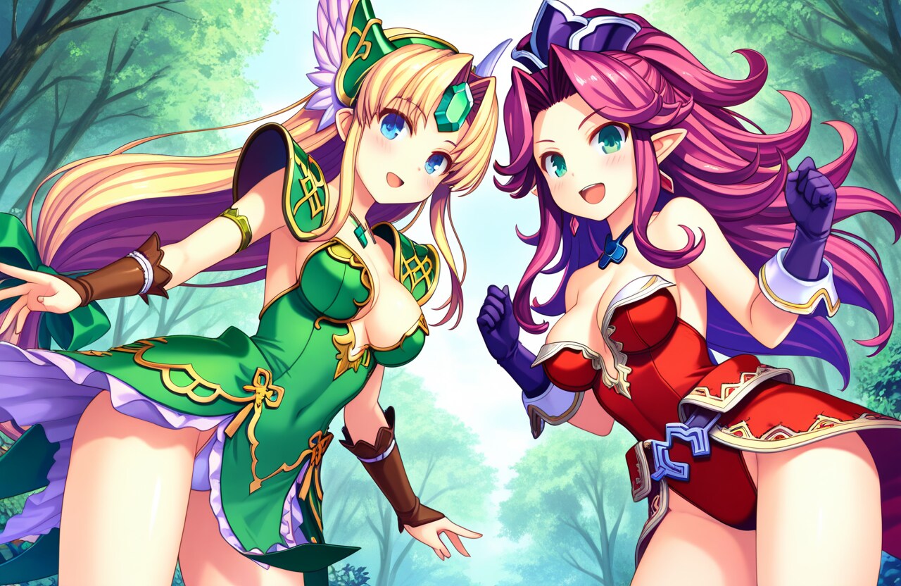 聖剣伝説3のリースとアンジェラ