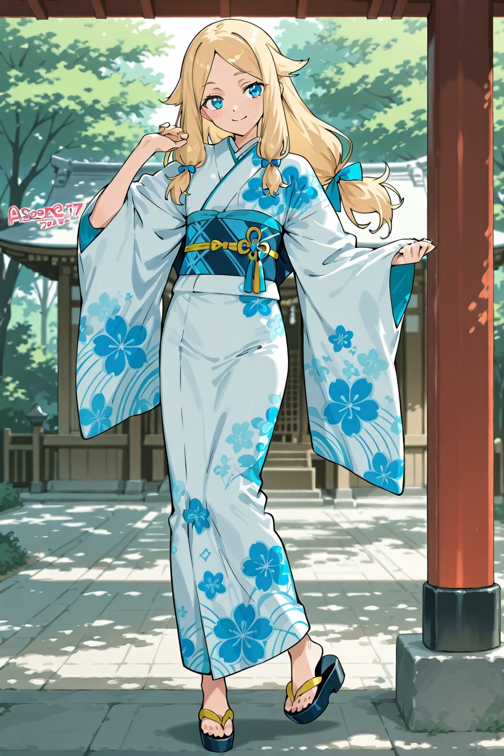 神社でパシャリ