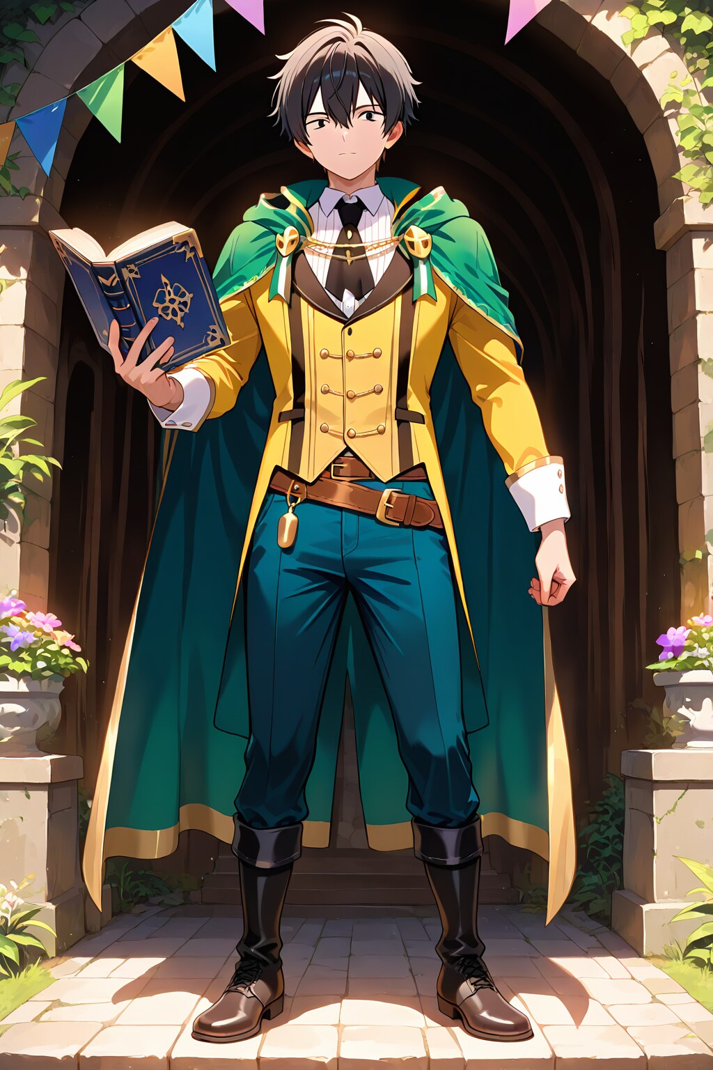 大きな青年男性魔導師26.5.27 | の人気AIイラスト・グラビア