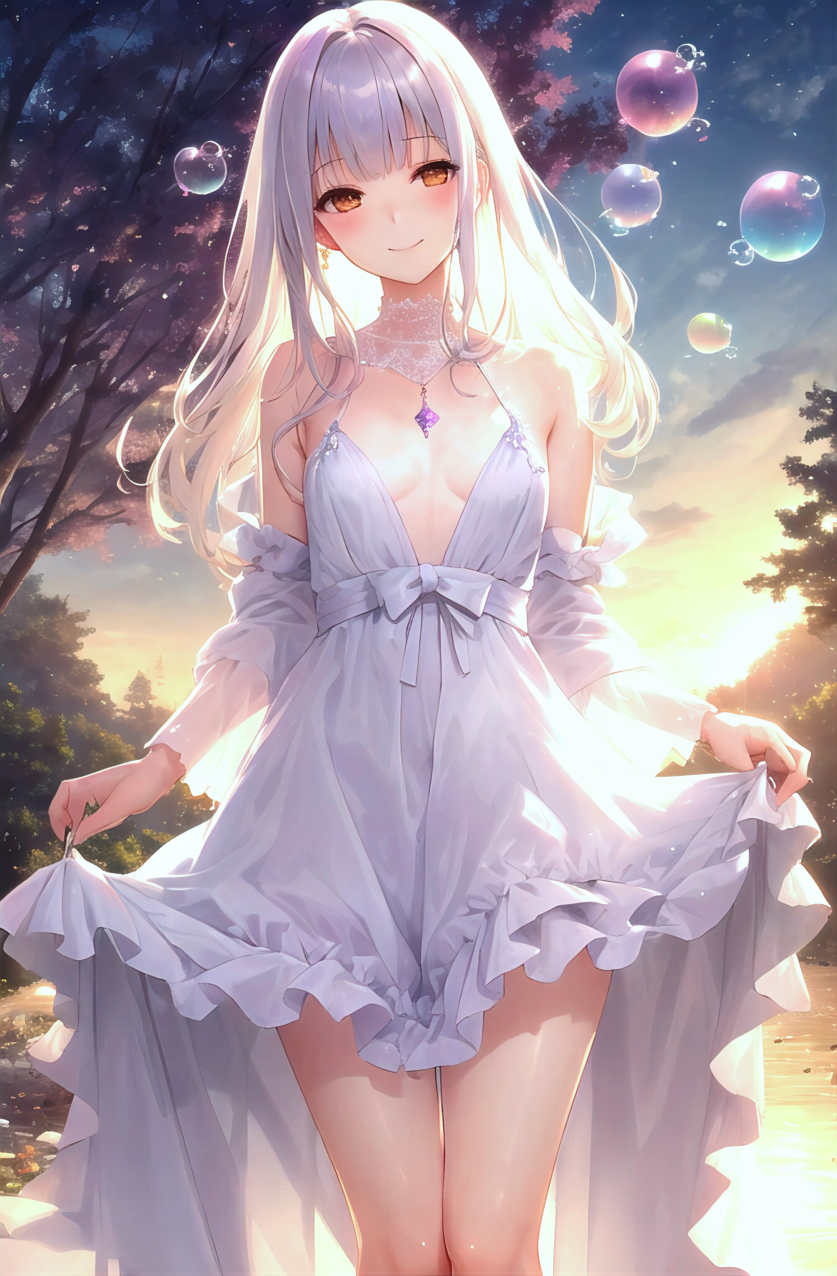 白ワンピース