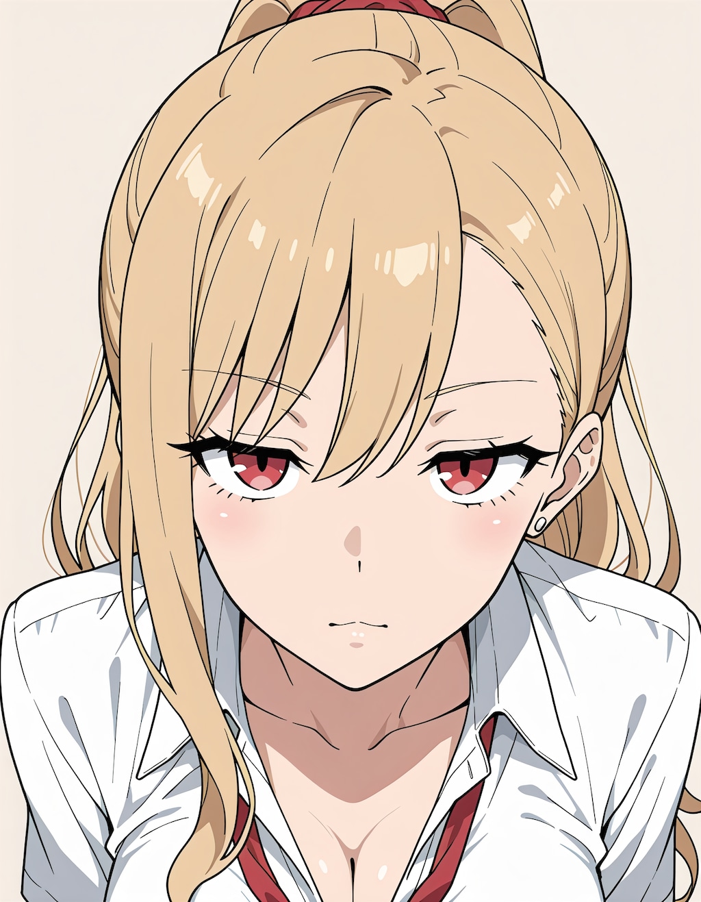 制服ギャルジト目