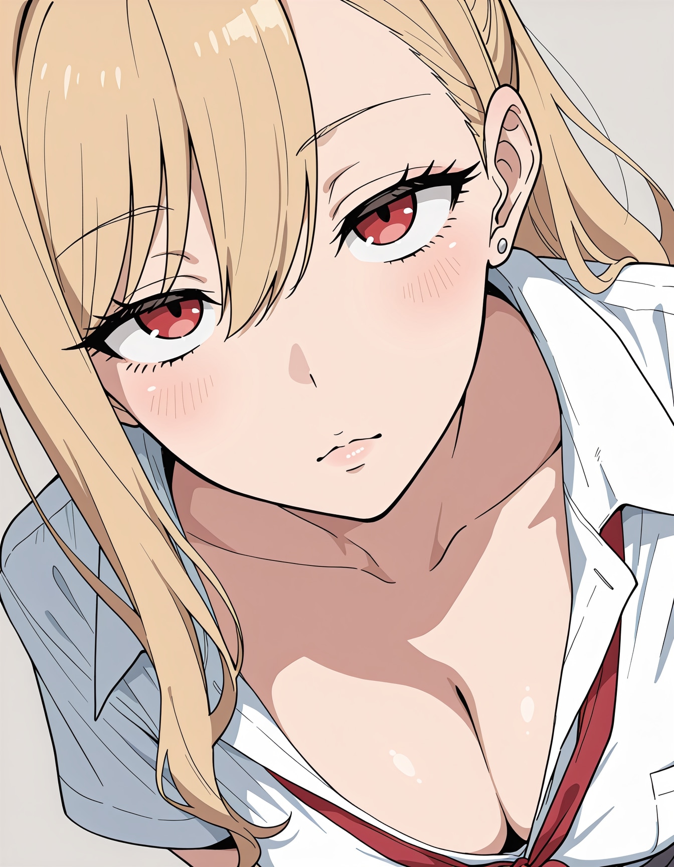 制服JKジト目