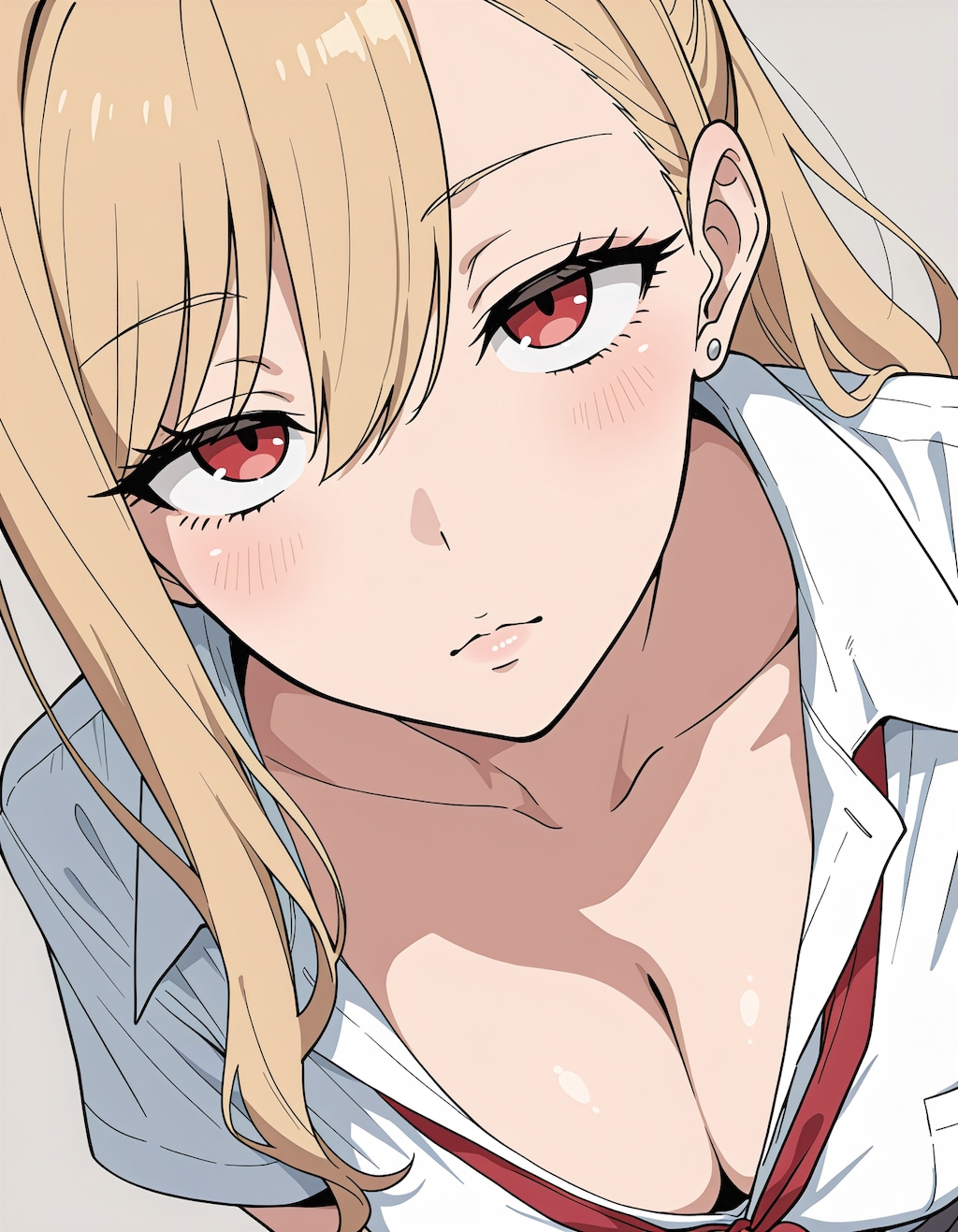 制服ギャルジト目