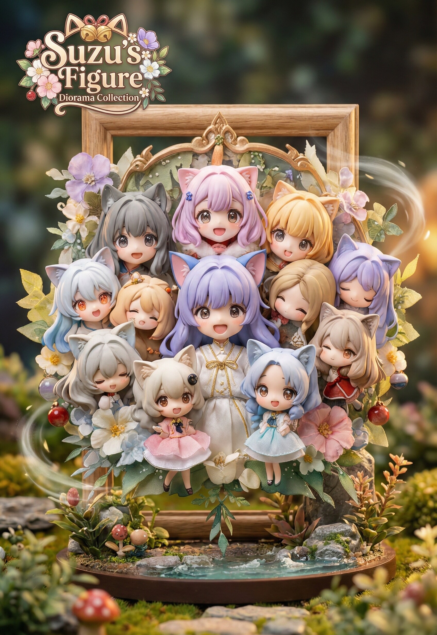 にゃん子ちび〜ズ | の人気AIイラスト・グラビア