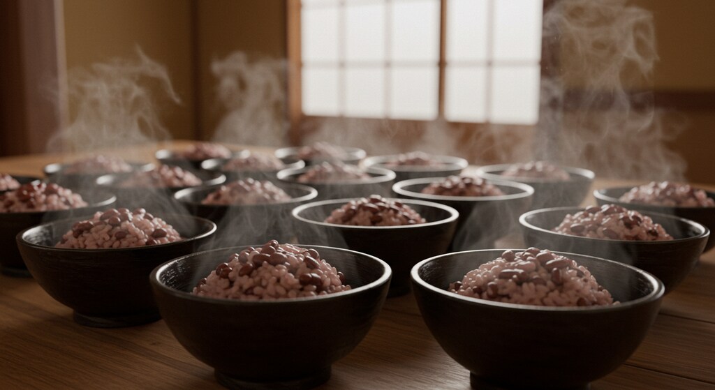 小豆御飯の出張調理サービス