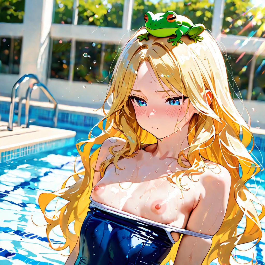 潤うスク水⑧