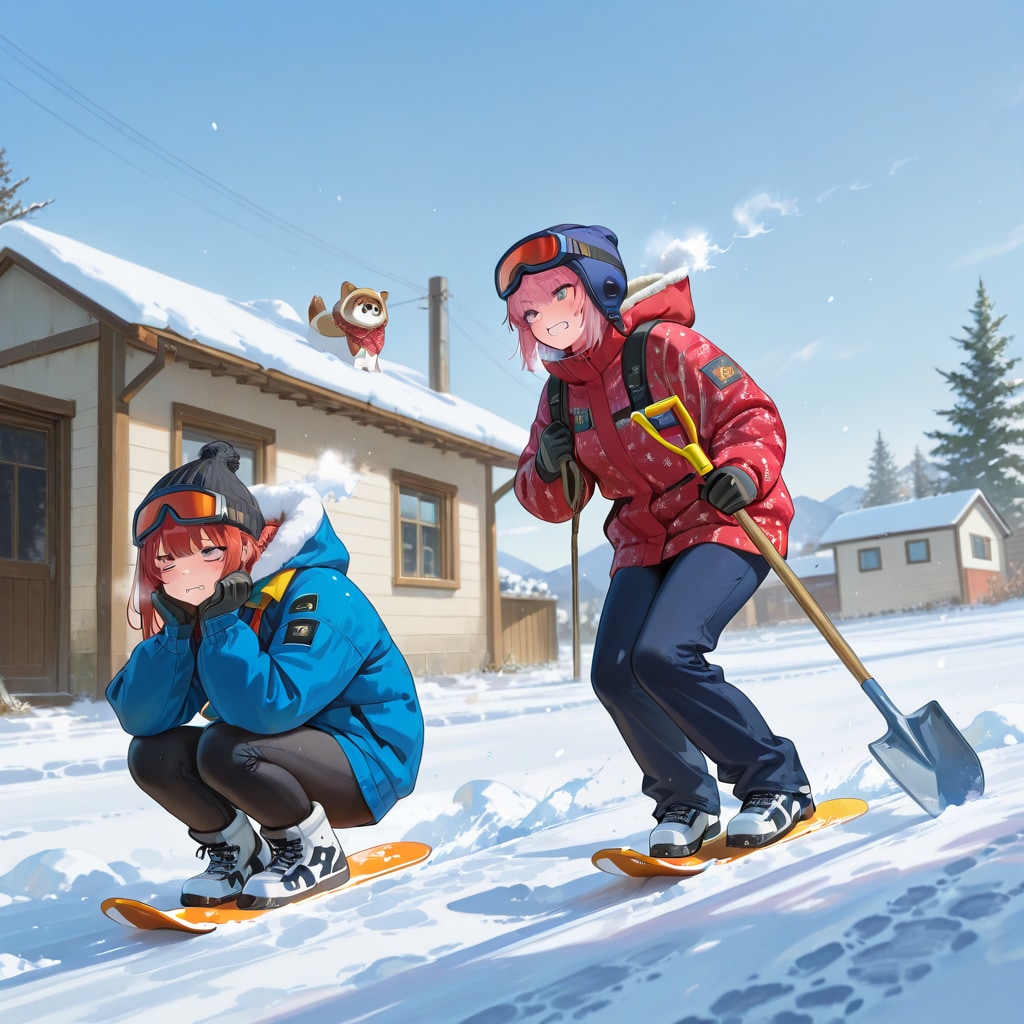 除雪、お疲れ様です | の人気AIイラスト・グラビア