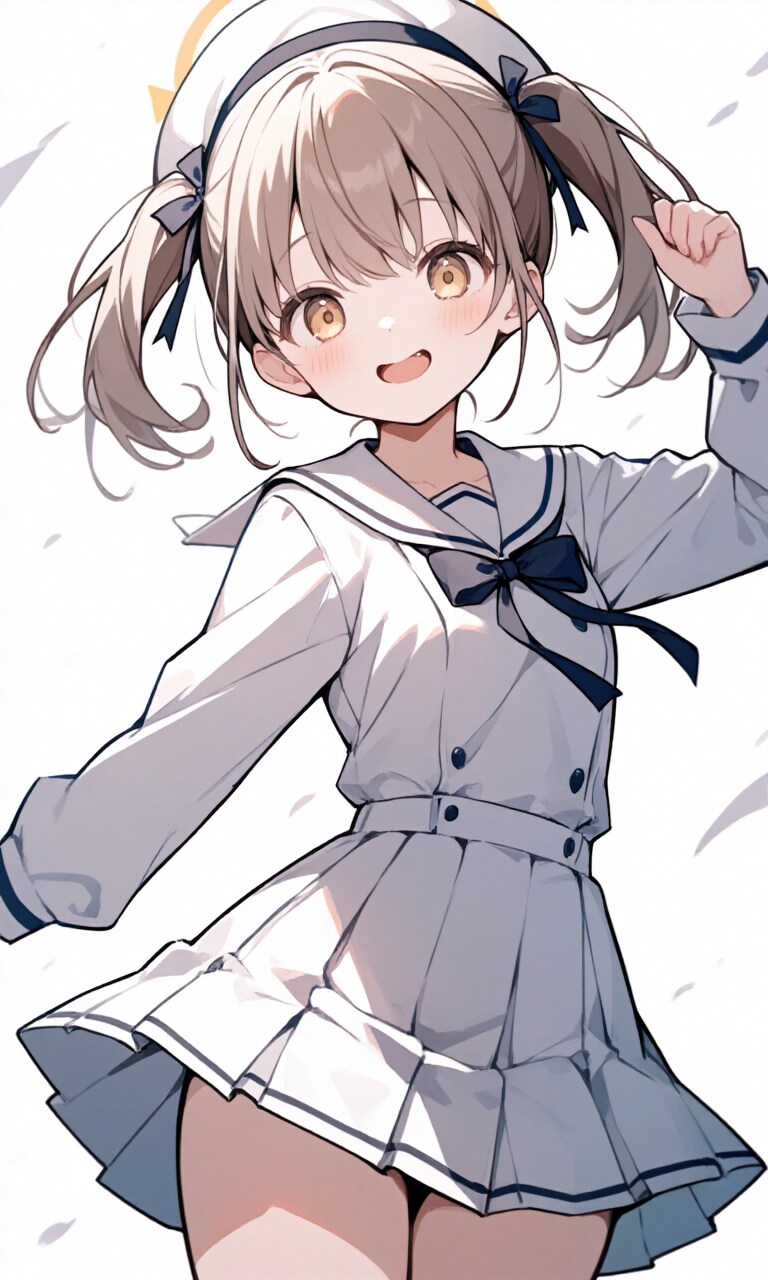下書きの女の子