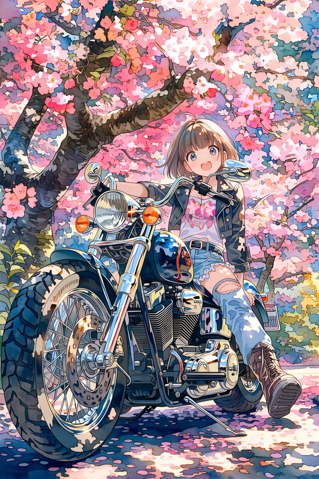 バイク女子
