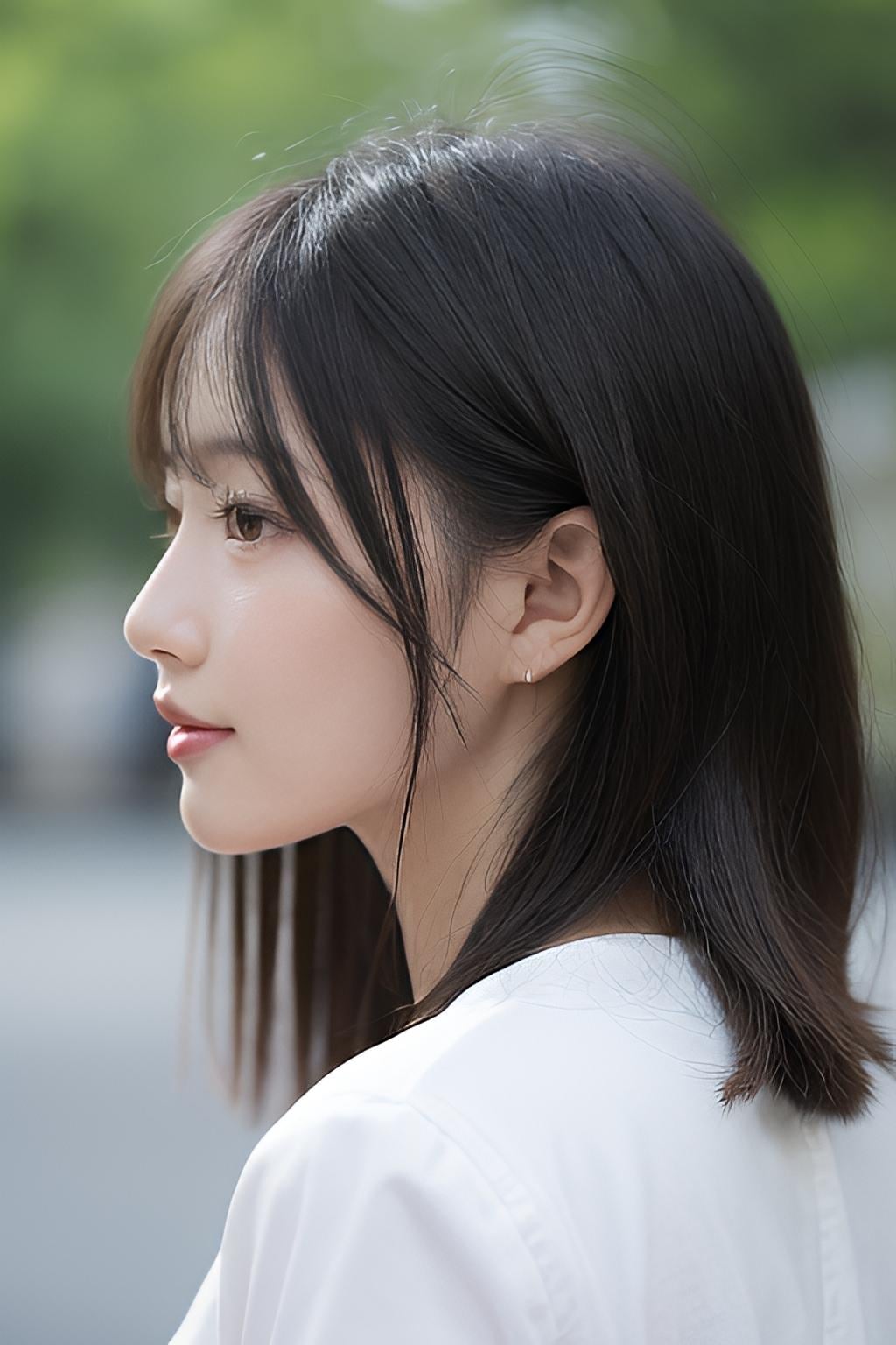 春服が似合う大学生の彼女