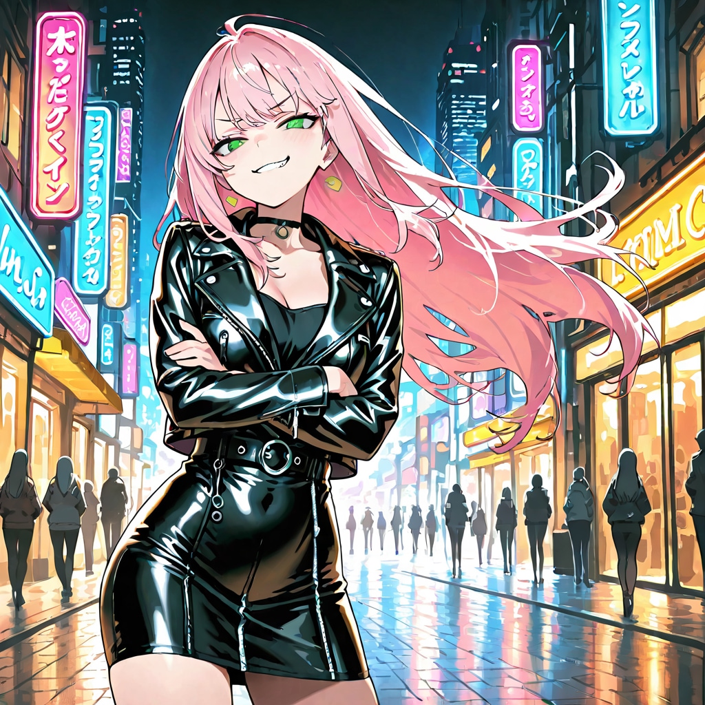 夜を操るキャンパスクイーン | の人気AIイラスト・グラビア