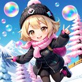 スノボする金髪ちゃん 2枚目