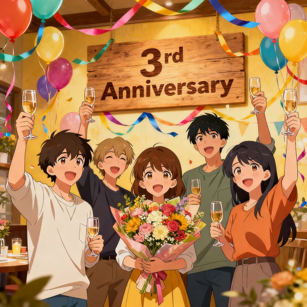 3周年おめでとう🎉
