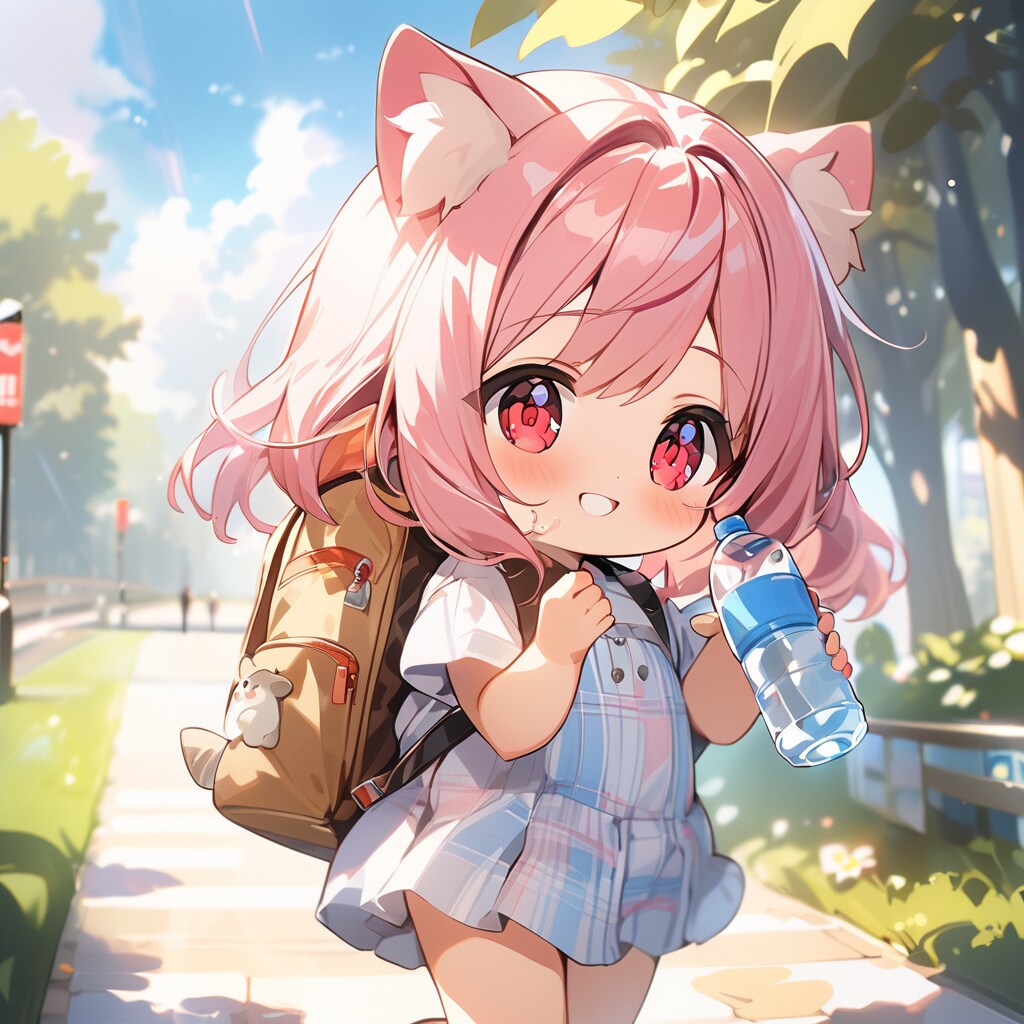 おでかけには水分補給！ | の人気AIイラスト・グラビア