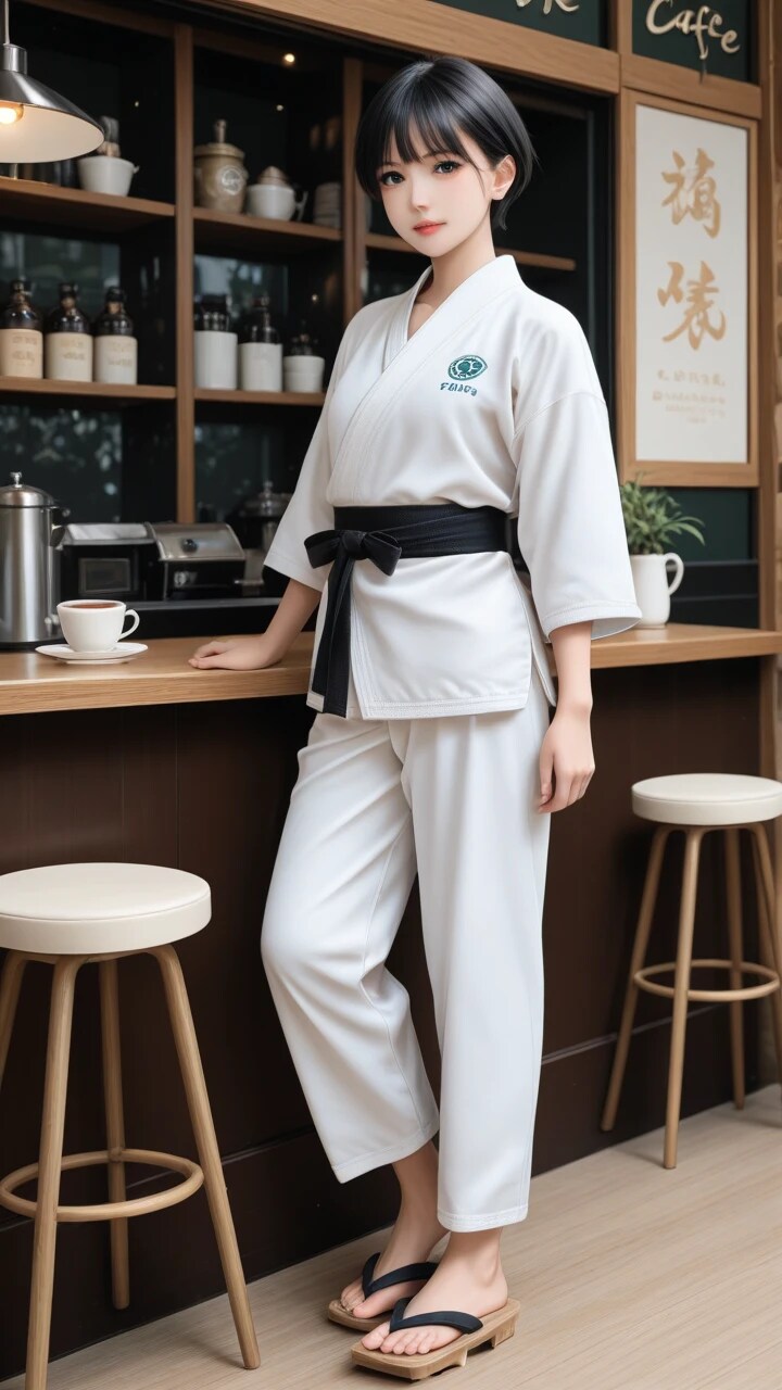 姿三四郎の国民の文学カフェ横浜山手駅前店　富田常雄「姿三四郎」原作