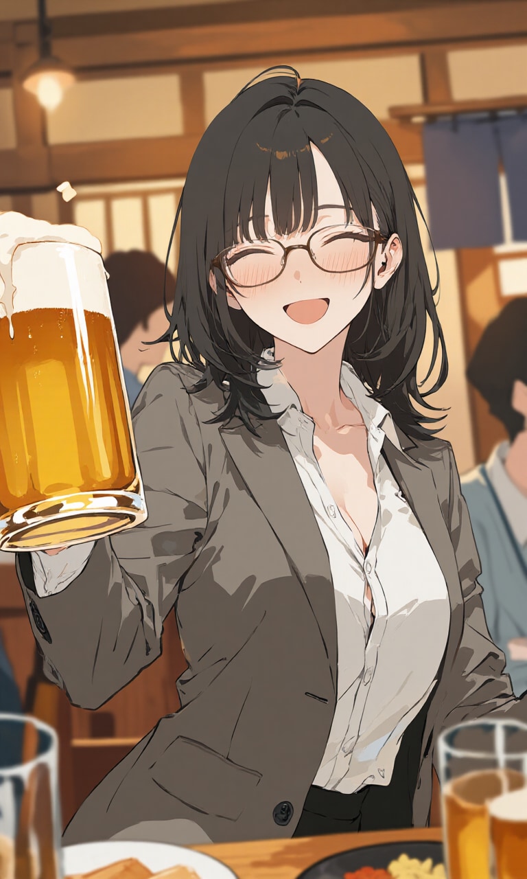 ほろ酔いお姉さん　第一話 | の人気AIイラスト・グラビア