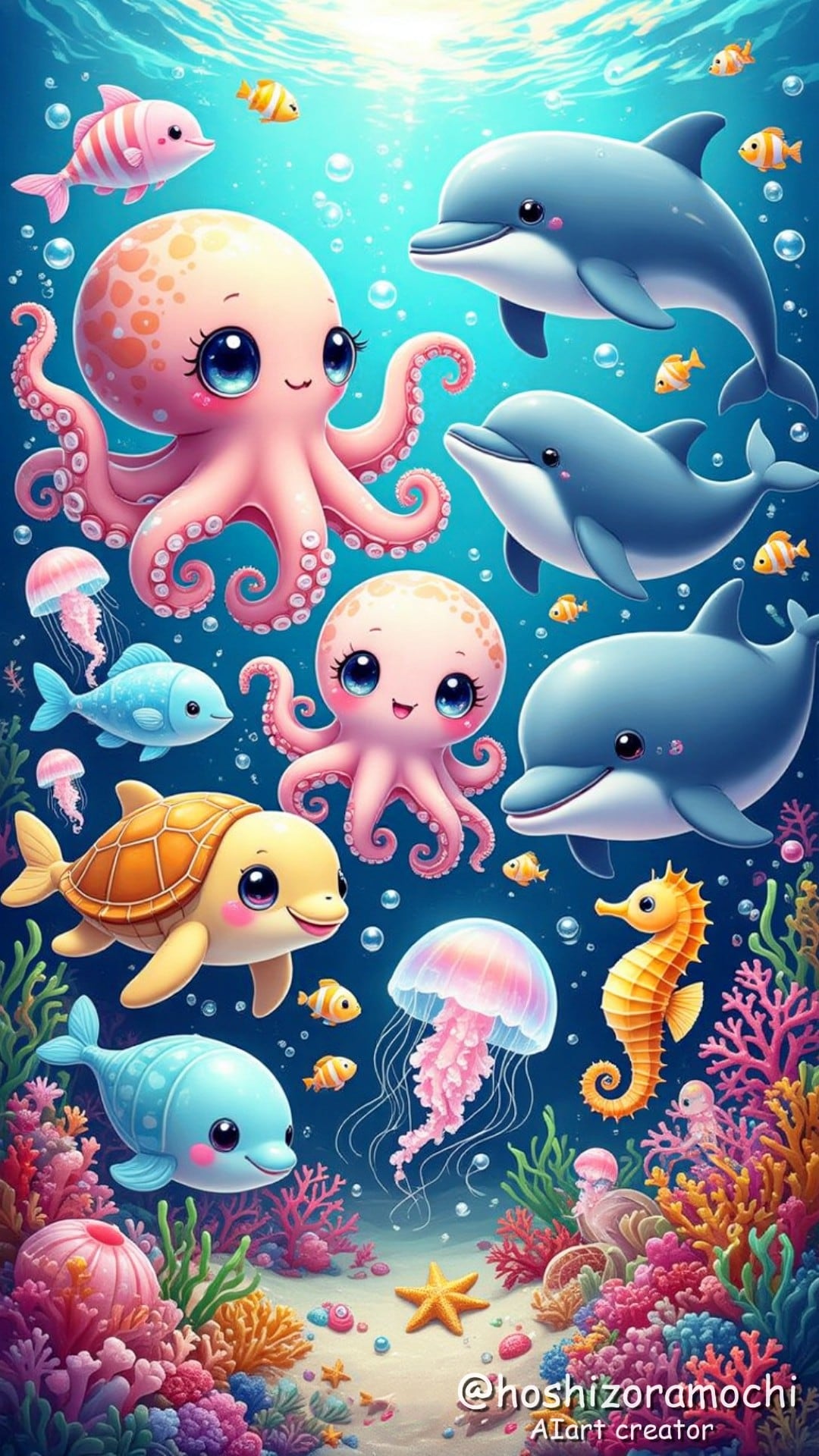 深海の夢、きらめく宝石箱🌊 | の人気AIイラスト・グラビア