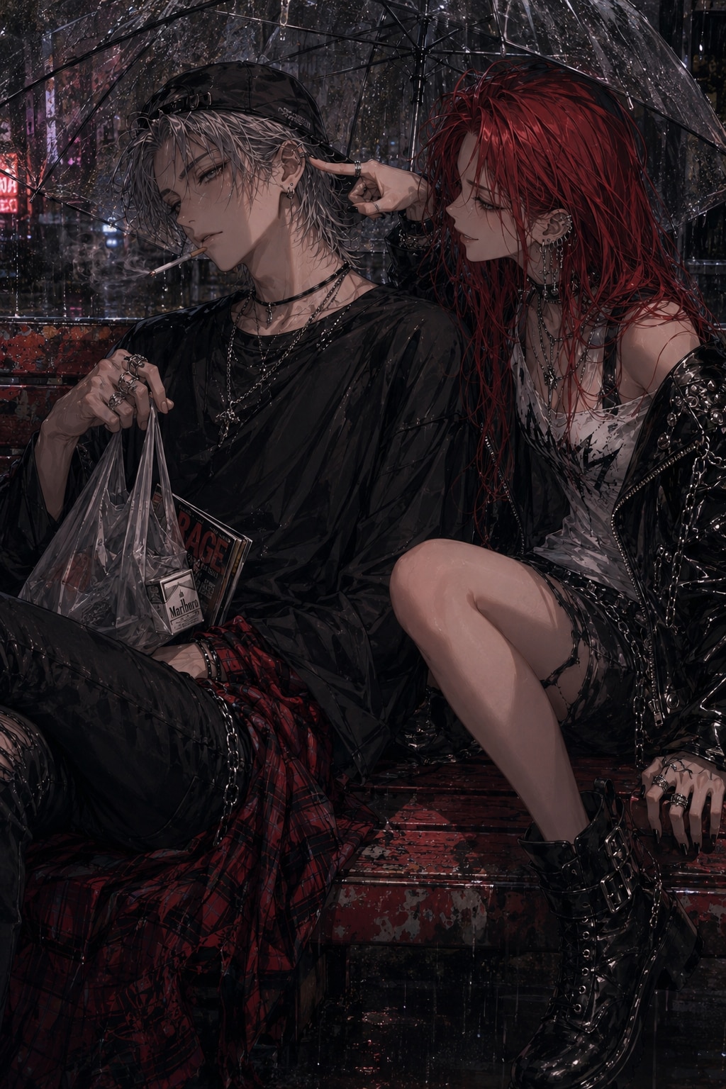 リラ×竜麻　ver.雨の日の攻防