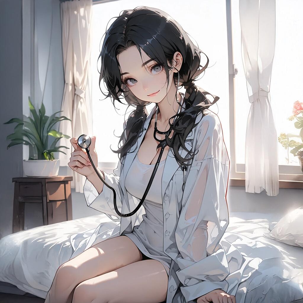 『ほら 診察するからぬぅいぃでっ💕』