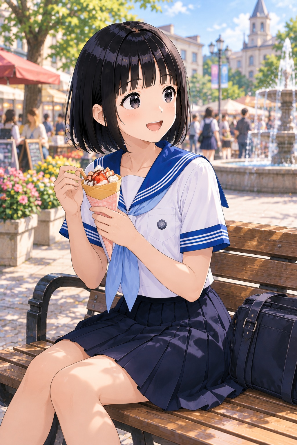 架空制服女子６２　小春ちゃん | の人気AIイラスト・グラビア