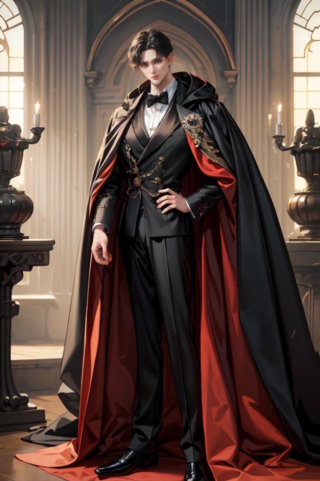 美男子王子 タキシード ロングマント