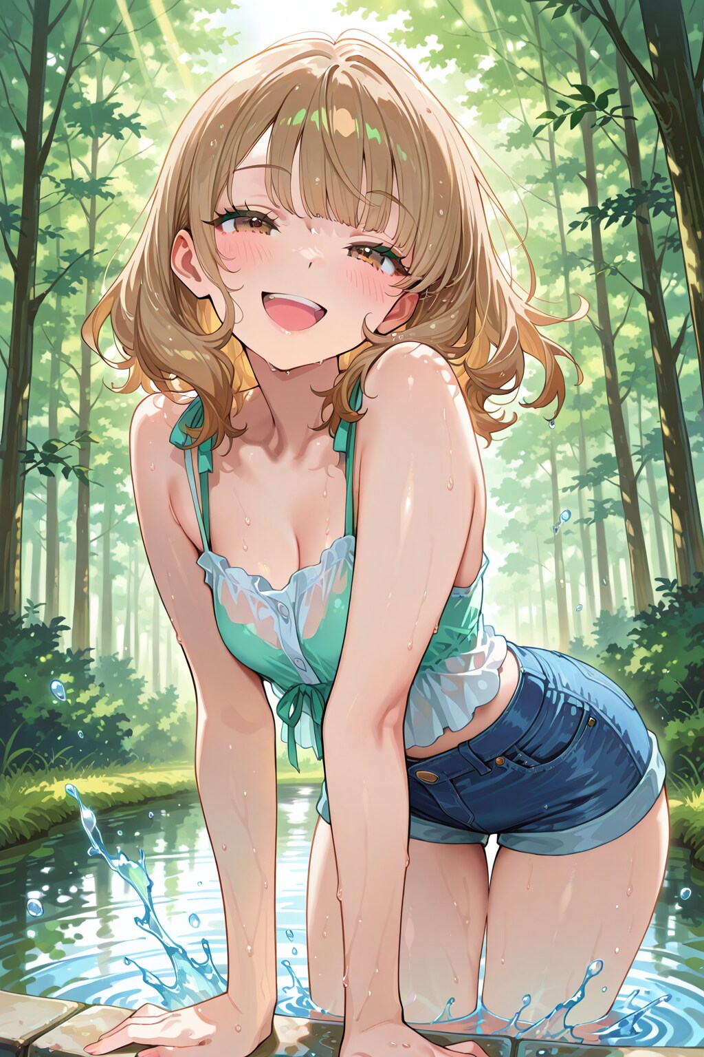 ギャルちゃんと川