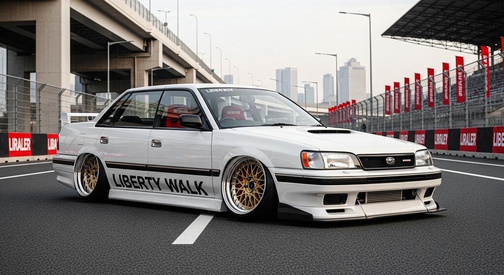 リバティーウォークレガシィセダン