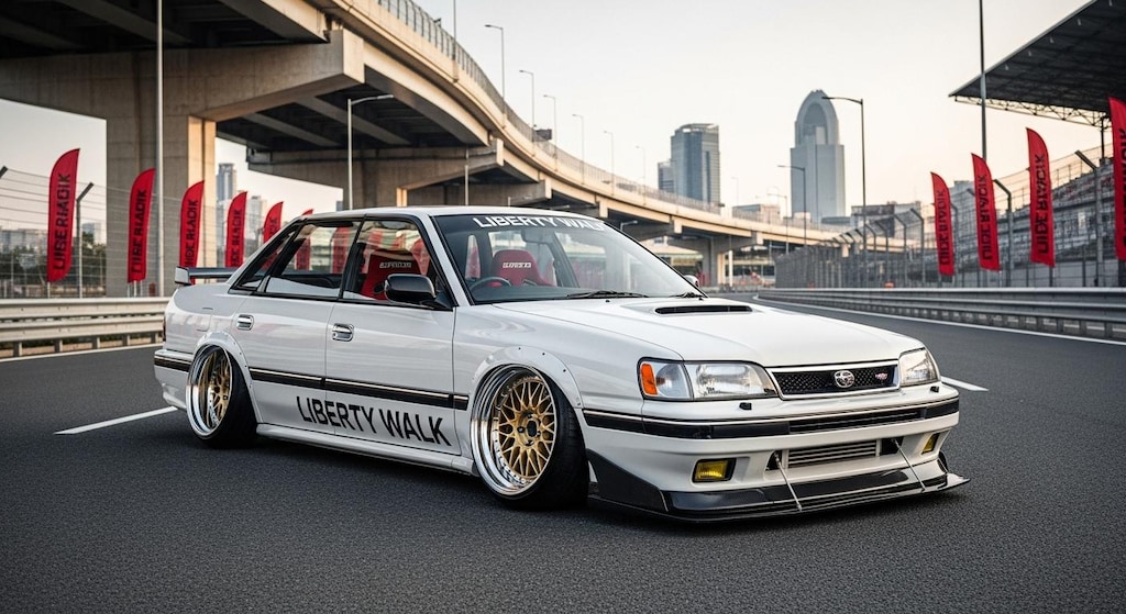 リバティーウォークレガシィセダン