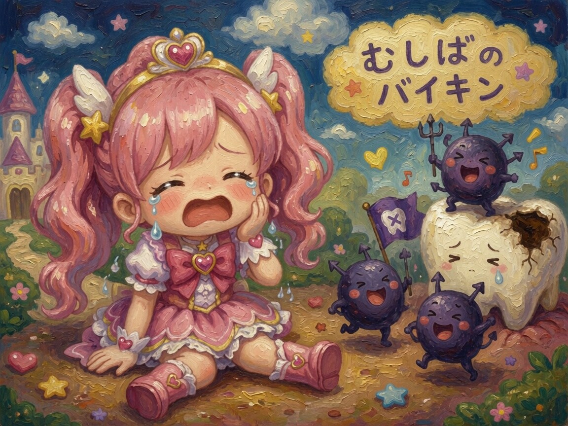 むしばに敗北した魔法少女ちゃん