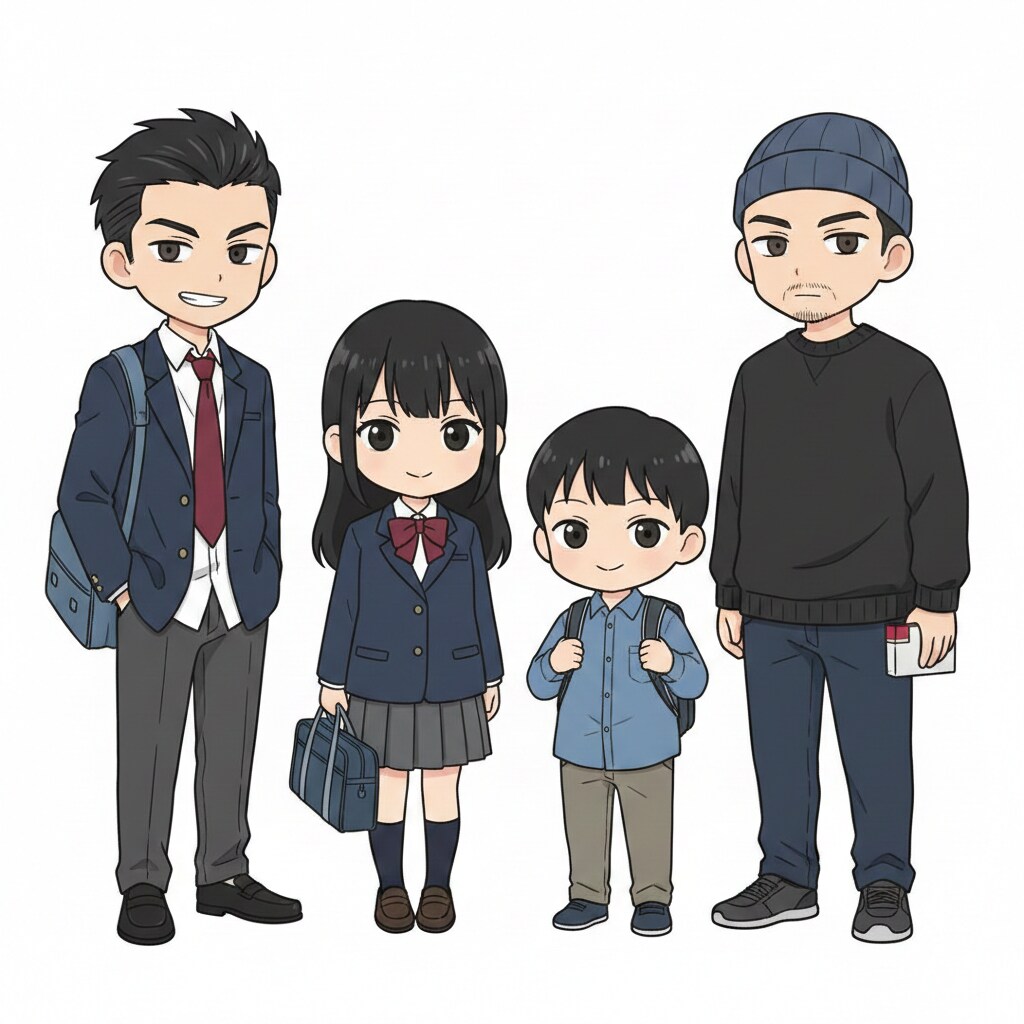 4人組 64 | の人気AIイラスト・グラビア