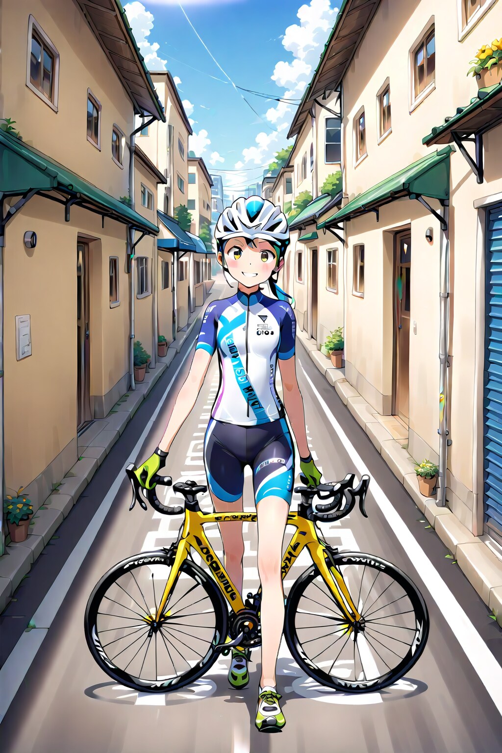 夏休みサイクリスト