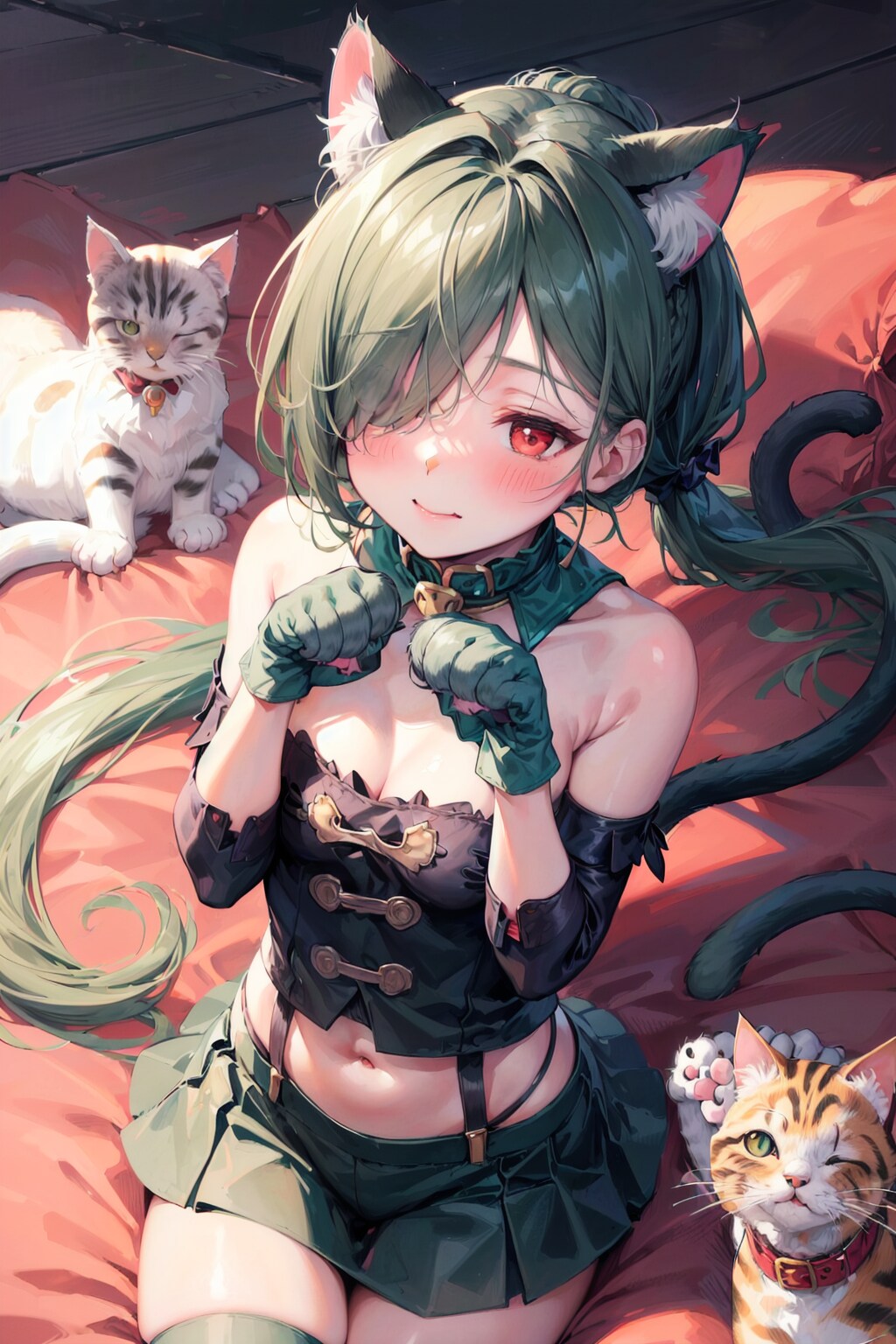 猫の日カラス娘さん