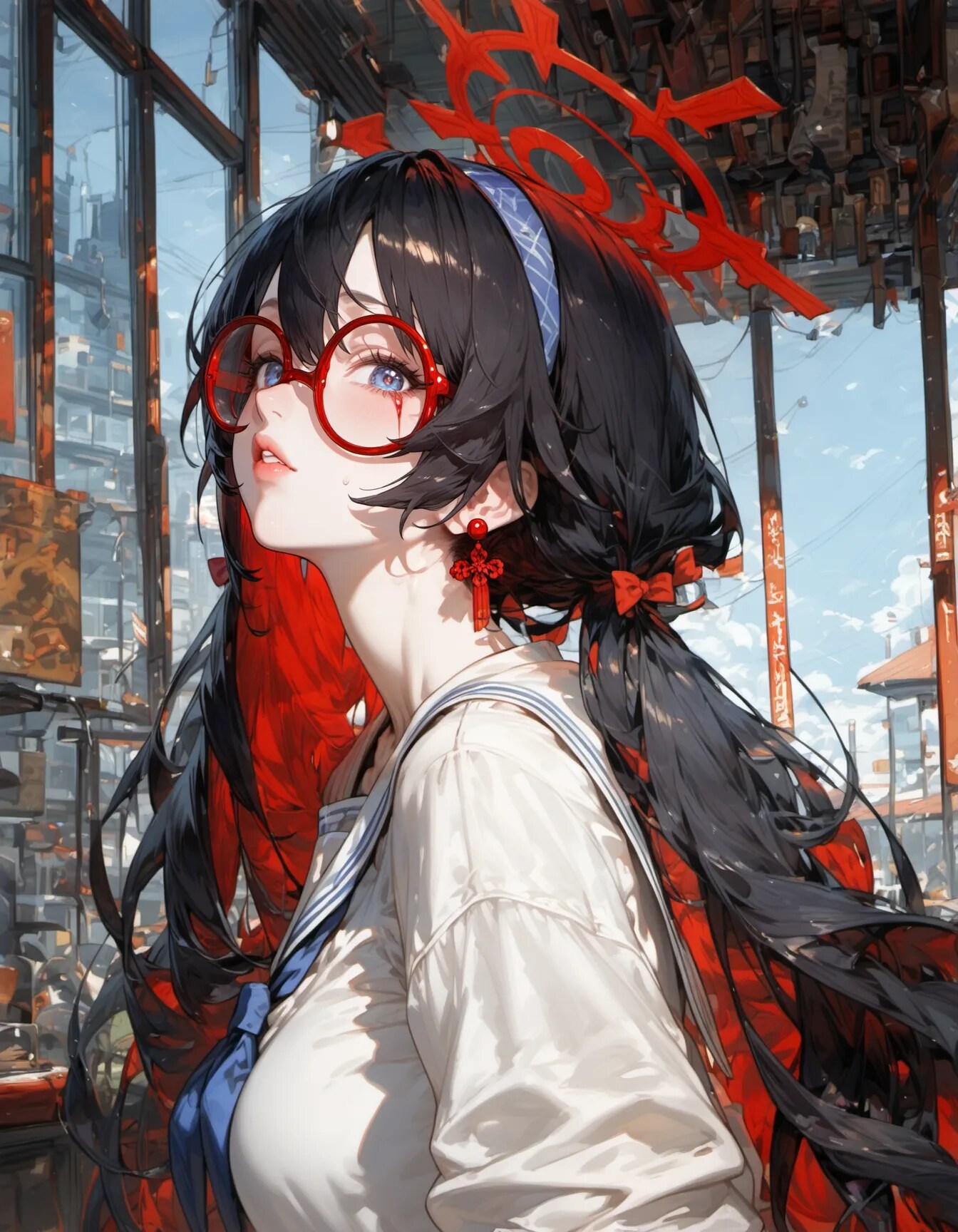 Scarlet Frames of Neo City | の人気AIイラスト・グラビア