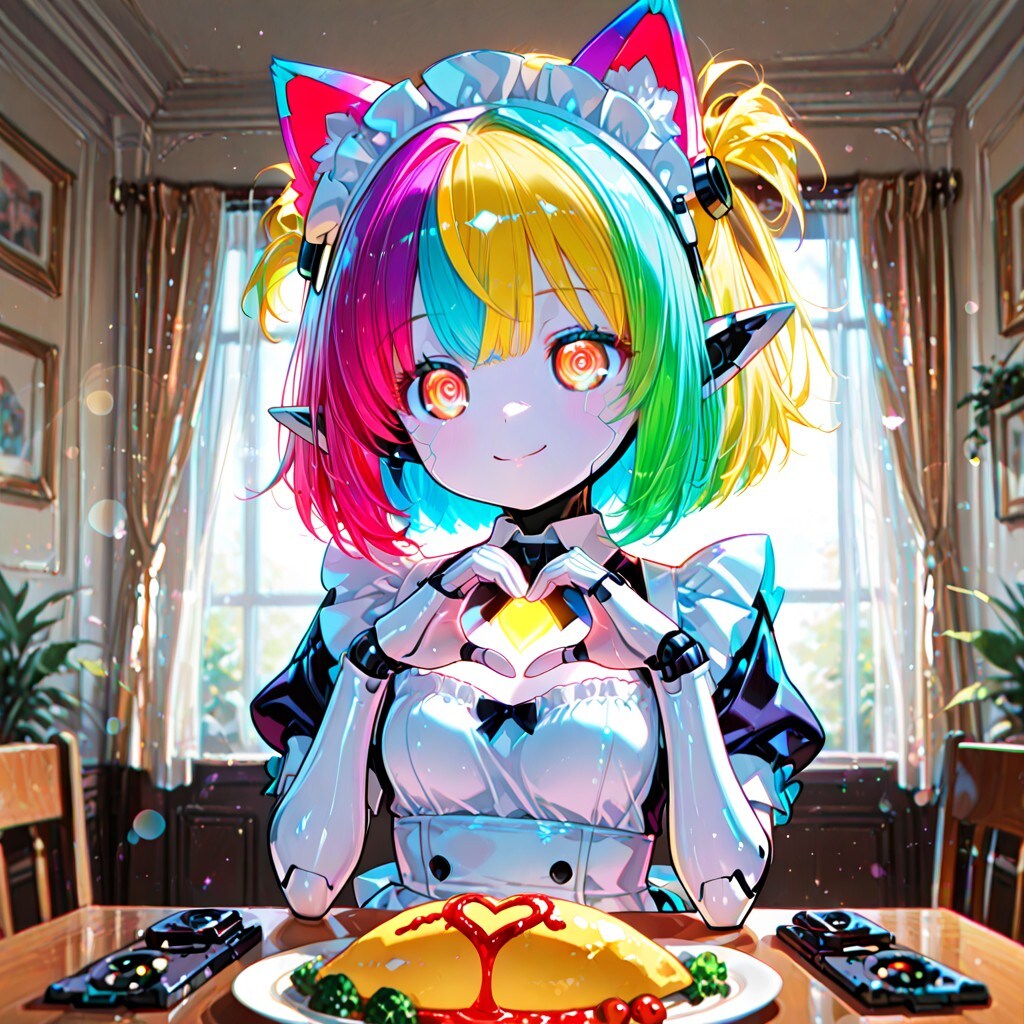 3枚）ロボメイドとオムライス