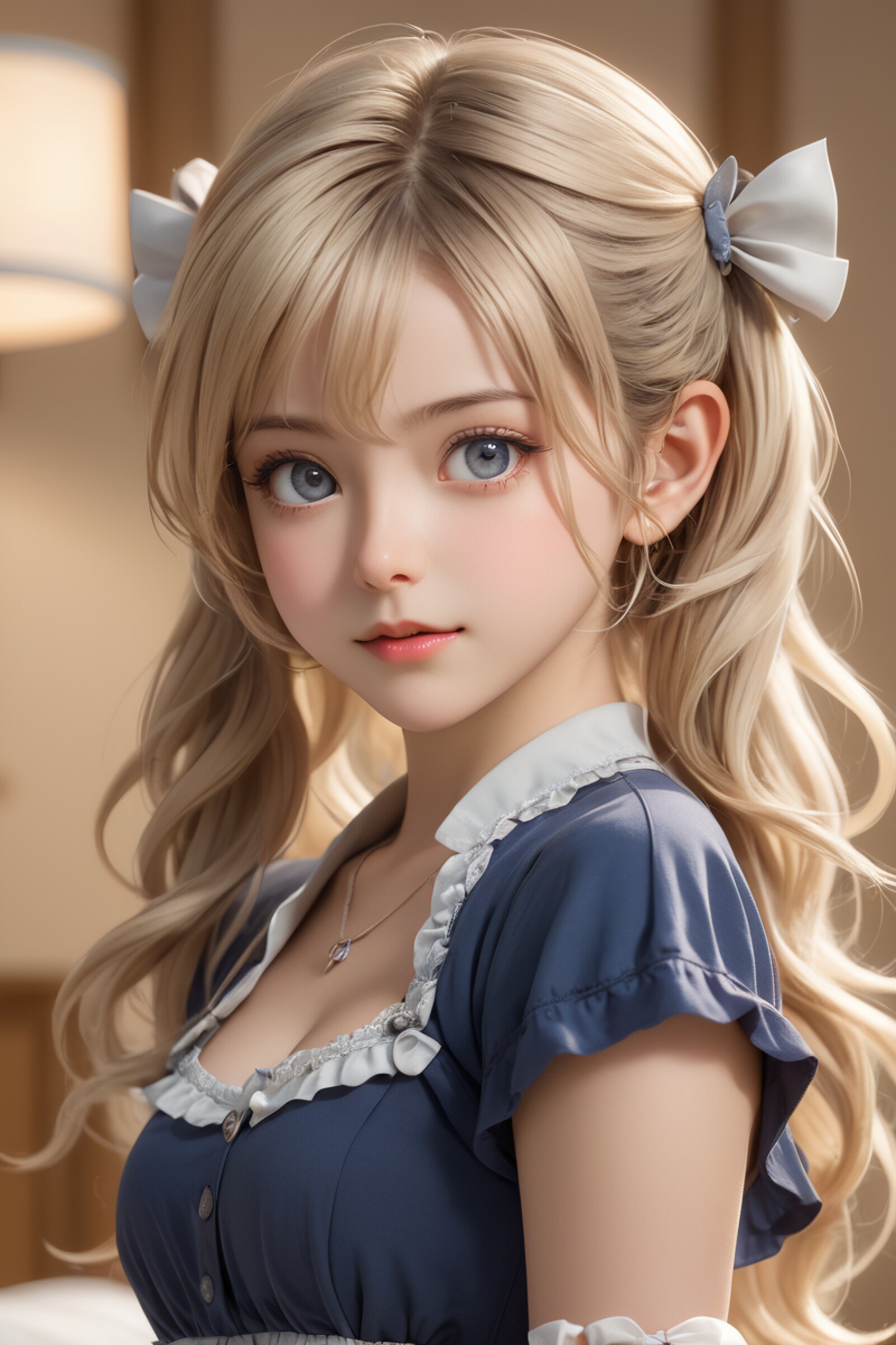 ツインテール金髪美少女