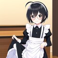 男の娘風メイド服のび太　しずかちゃんの代わりに喫茶店の手伝いをすることになったのび太くん 11枚目