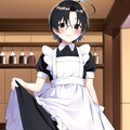 男の娘風メイド服のび太　しずかちゃんの代わりに喫茶店の手伝いをすることになったのび太くん 10枚目