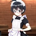 男の娘風メイド服のび太　しずかちゃんの代わりに喫茶店の手伝いをすることになったのび太くん 8枚目