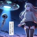 お題：エイリアン（UFOの謎かけ） 5枚目