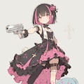 フリフリドレス×銃 3枚目