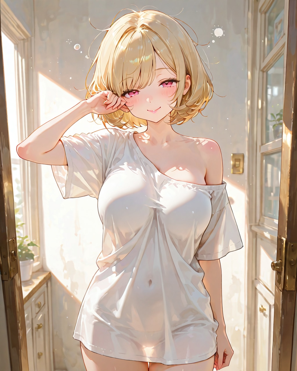 寝起きのナイスバディ