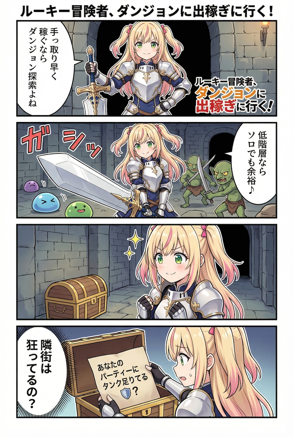 ダンジョン探索には夢がある？